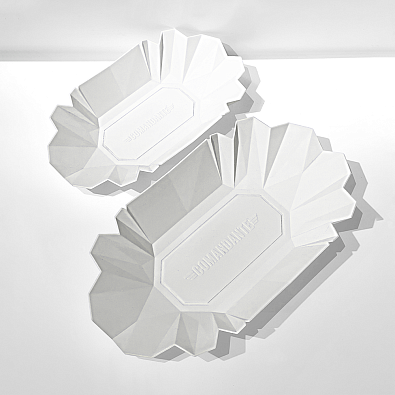 Лоток для кофе Comandante белый маленький (10 шт)